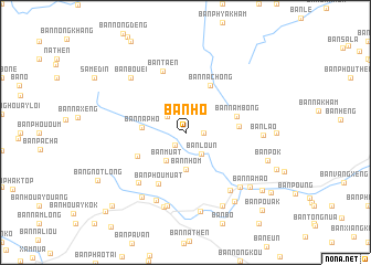 map of Ban Hô