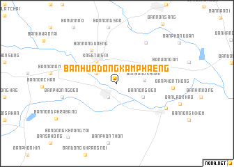 map of Ban Hua Dong Kamphaeng