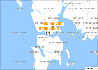 map of Ban Hua Hin