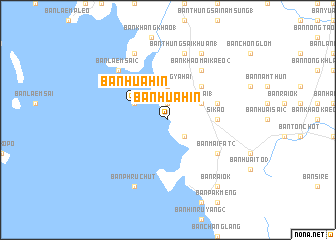 map of Ban Hua Hin