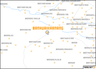 map of Ban Huai Kha Nang