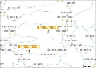 map of Ban Huai Kom