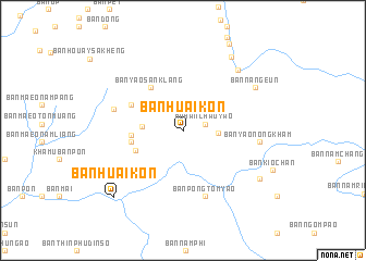 map of Ban Huai Kon