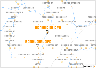 map of Ban Huai Pla Fa