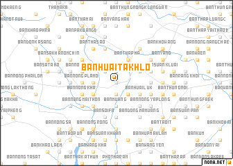 map of Ban Huai Takhlo