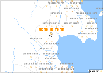 map of Ban Huai Thon