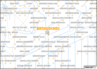 map of Ban Hua Khok