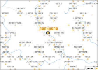 map of Bản Hua Nà