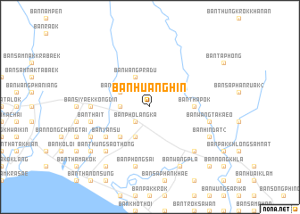 map of Ban Huang Hin
