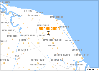 map of Ban Hua Non