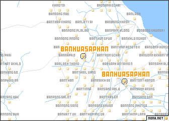 map of Ban Hua Saphan