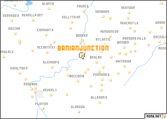 map of Banian Junction