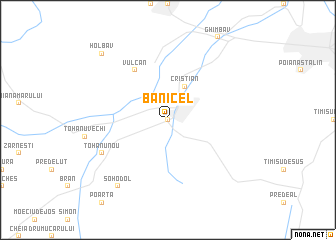 map of Bănicel