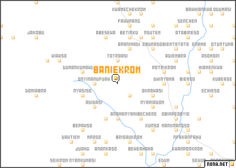 map of Baniekrom