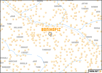 map of Bani Hāfiz