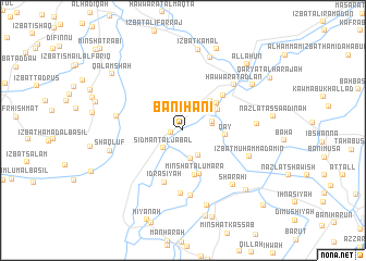 map of Banī Hānī