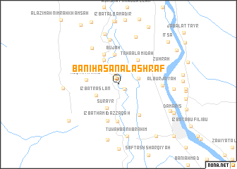 map of Banī Ḩasan al Ashrāf