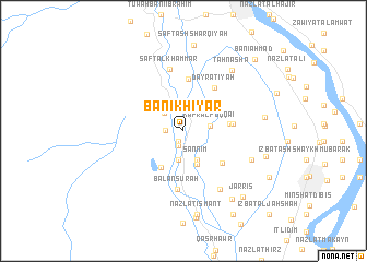 map of Banī Khiyār