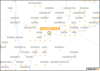 map of Banikoara