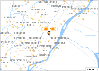 map of Banī Māḑī
