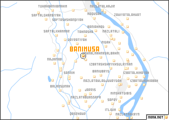 map of Banī Mūsá