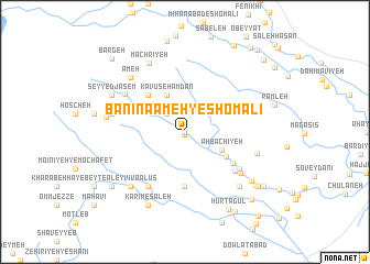 map of Banī Na‘āmeh-ye Shomālī