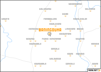 map of Baningouma