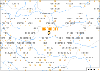 map of Baninofi