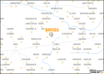 map of Baniou