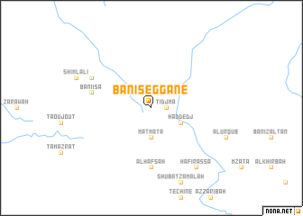 map of Banī Seggane