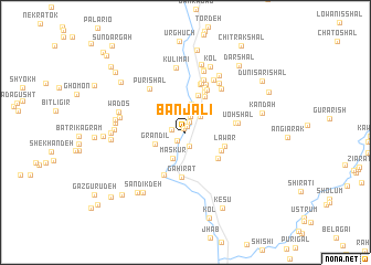 map of Banjāli