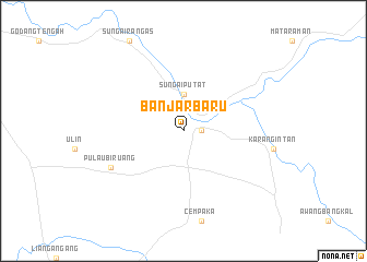 map of Banjarbaru