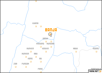 map of Banja
