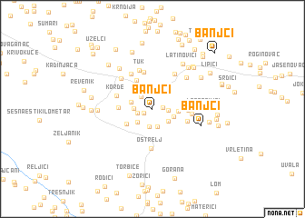 map of Banjci