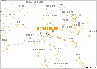 map of Banjeglavi
