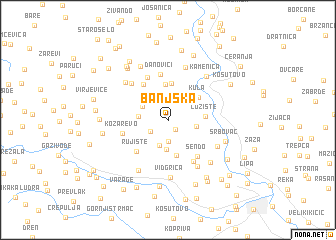 map of Banjska
