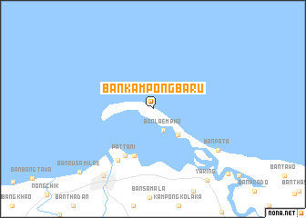 map of Ban Kampong Ba-Ru