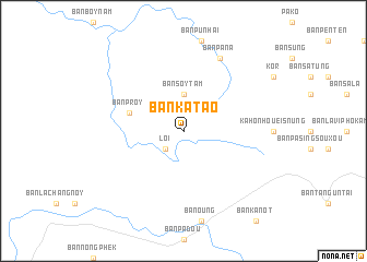 map of Ban Katao