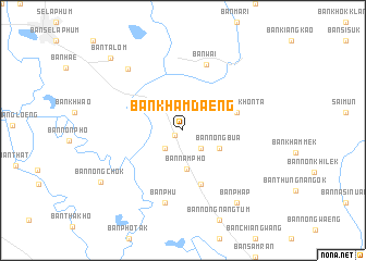 map of Ban Kham Daeng