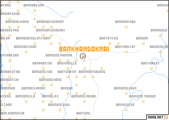 map of Ban Khamdokmai