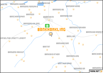 map of Ban Kham Kling