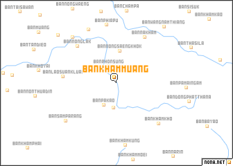 map of Ban Kham Muang