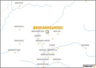 map of Ban Kham Sum Nok