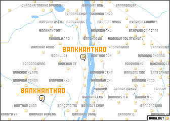 map of Ban Kham Thao