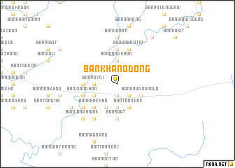 map of Ban Khano Dông