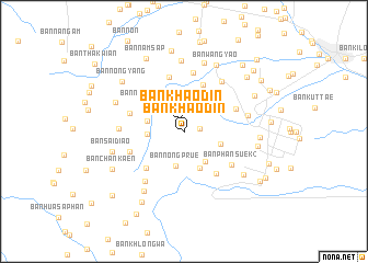 map of Ban Khao Din