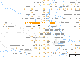 map of Ban Khao Suan Luang