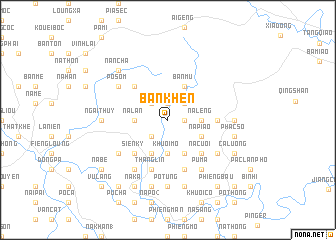 map of Bản Khen