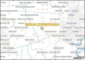 map of Ban Khlong Bang Waek