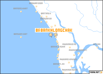 map of Ban Khlong Chak